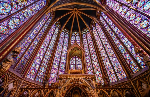 Photo of Sainte-Chapelle - Paris, 75, FR. St. Chapelle used to house the crown of thorns (now at Notre Dame)