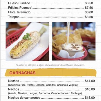Callejeros - Menu - Mexican Near Me - San Juan, Puerto Rico Callejeros - Menu - Mexican Near Me - San Juan, Puerto Rico