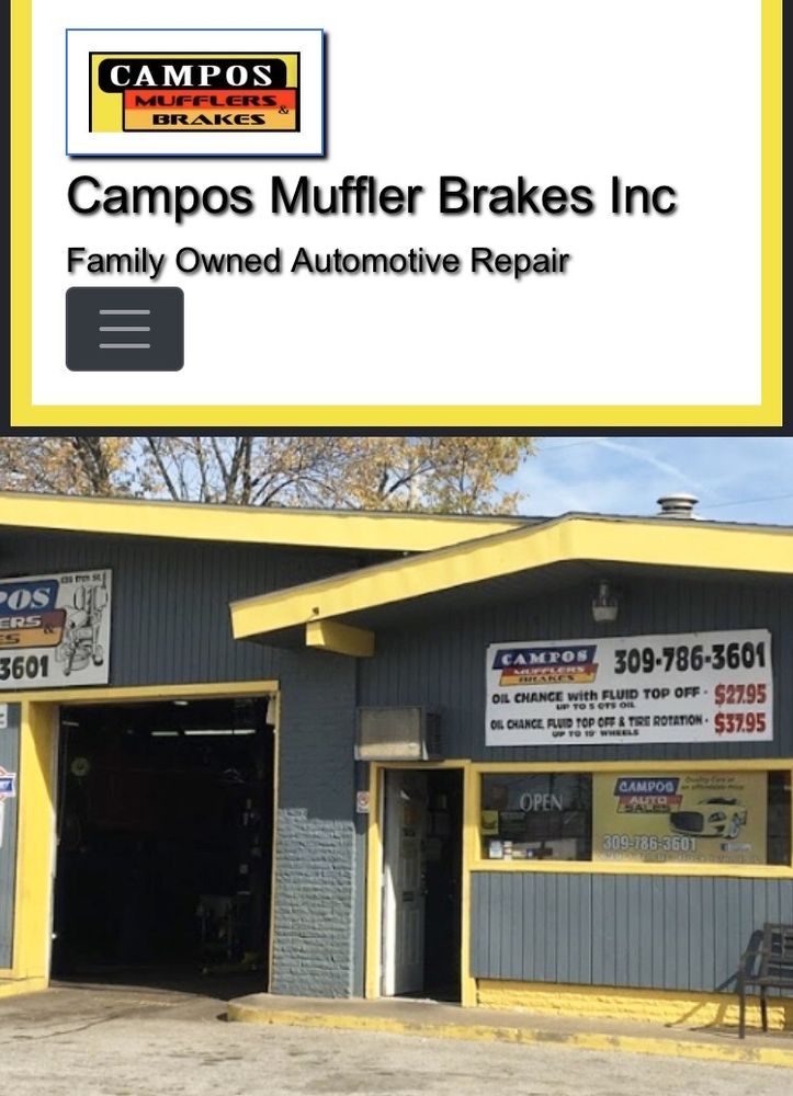 CAMPOS MUFFLER AND BRAKES Updated June 2024 639 17th St, Rock