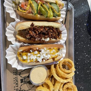 The Dog House - #2 Chicago Dog, the Southern, #7 All The Way, Onion Rings - Hot Dogs Near Me - Pensacola, Florida The Dog House - #2 Chicago Dog, the Southern, #7 All The Way, Onion Rings - Hot Dogs Near Me - Pensacola, Florida