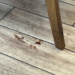 KFC - Looks like a smashed ketchup dropped on the floor. Been there for days by the color.