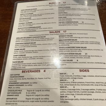 Arthur's Family Restaurant - Menu - Breakfast & Brunch Near Me - Orange, California