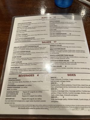 Menu photo 3 Arthur's Family Restaurant Orange, CA
