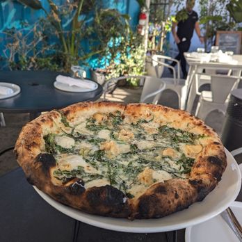 Milo and Olive - AGCT pizza. Creamy garlic! - Pizza Near Me - Santa Monica, California Milo and Olive - AGCT pizza. Creamy garlic! - Pizza Near Me - Santa Monica, California