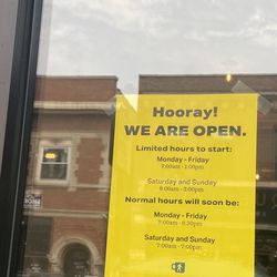 Pedestrian Coffee - Hours as of Aug 8