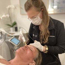 Wellness and Esthetics - Dr. Batcheller Performing PRF Microneedling Vampire Facial