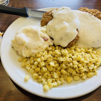 Denny's - Chicken fried steak--price increased, with smaller portions and bread. - Diners Near Me - Irvine, California