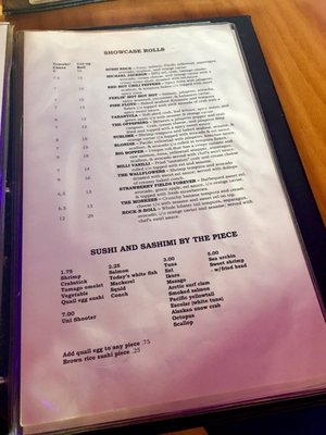 Menu photo 8 Sushi Rock Cafe Fort Lauderdale, FL