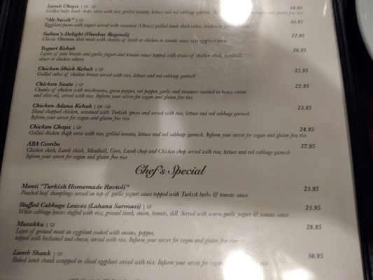 Menu photo 3 ABA Turkish Restaurant New York, NY Menu photo 3 ABA Turkish Restaurant New York, NY