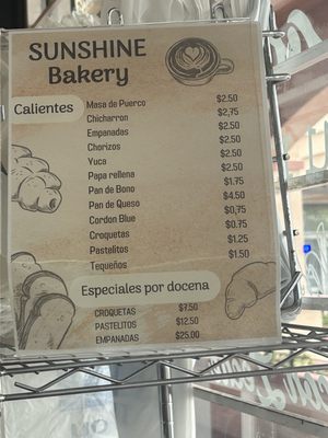 Menu photo 1 Sunshine Bakery Fort Lauderdale, FL Menu photo 1 Sunshine Bakery Fort Lauderdale, FL