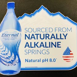 Ponderosa Country Store - Eternal Water-Naturally Alkaline, Natural Electrolytes, Natural pH Spring Water. Available Here at the Ponderosa Country Store.