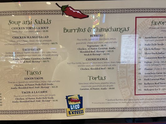 Menu photo 3 Loco Express Brooks, CA Menu photo 3 Loco Express Brooks, CA