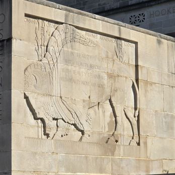 Nebraska State Capitol - Buffalo carved into the wall outside - Landmarks & Historical Buildings Near Me - Lincoln, Nebraska Nebraska State Capitol - Buffalo carved into the wall outside - Landmarks & Historical Buildings Near Me - Lincoln, Nebraska