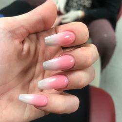 Ombré with Chrome nails by Tim