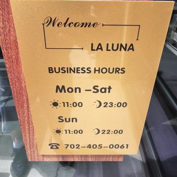 La Luna Tea and Dessert Bar - Business Hours - Desserts Near Me - Las Vegas, Nevada