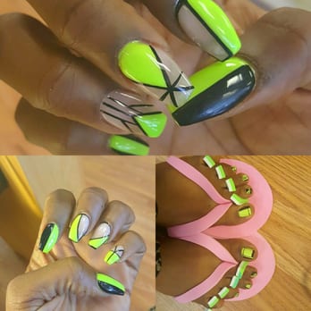 Dary's Nails Spot - Green and black coffin nails - Nail Salons Near Me - Tacoma, Washington Dary's Nails Spot - Green and black coffin nails - Nail Salons Near Me - Tacoma, Washington