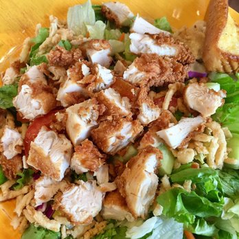 Zaxbys - House Salad with Fried Chicken - Fast Food Near Me - Thomasville, North Carolina Zaxbys - House Salad with Fried Chicken - Fast Food Near Me - Thomasville, North Carolina