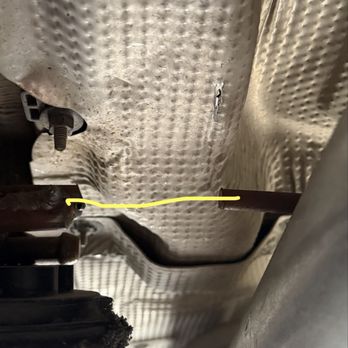 Tire Plug SATX - This shows where they welded the exhaust rigid to the frame. I could hear every vibration imaginable had to come back to get it redone. - Auto Repair Near Me - San Antonio, Texas Tire Plug SATX - This shows where they welded the exhaust rigid to the frame. I could hear every vibration imaginable had to come back to get it redone. - Auto Repair Near Me - San Antonio, Texas