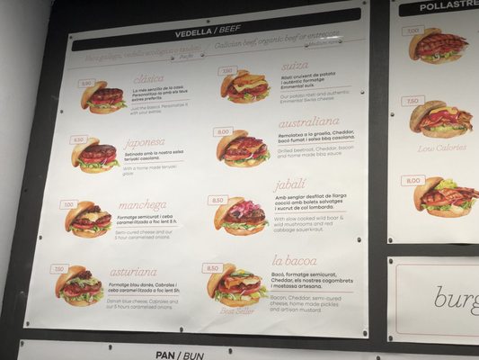 Menu photo 2 Bacoa Barcelona, B