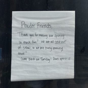 Powder - Sunday, 9/25/16 - Desserts Near Me - San Francisco, California Powder - Sunday, 9/25/16 - Desserts Near Me - San Francisco, California