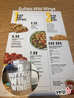 Menu photo 7 Buffalo Wild Wings San Antonio, TX