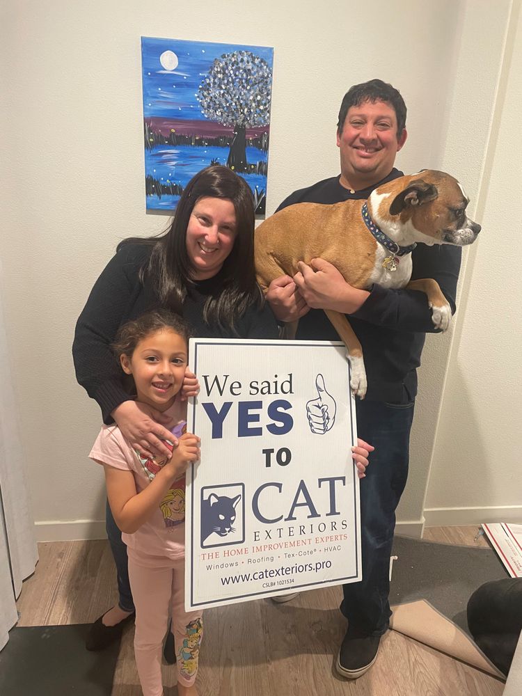 Slide of CAT Exteriors