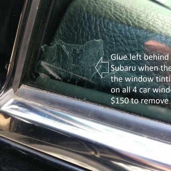 Williams Subaru - Williams Subaru work - glue left behind and damage done by dealer to rear defroster - Auto Repair Near Me - Charlotte, North Carolina Williams Subaru - Williams Subaru work - glue left behind and damage done by dealer to rear defroster - Auto Repair Near Me - Charlotte, North Carolina