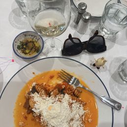Eggplant pasta- delish!