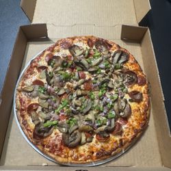Super Sport Pizza And Wings - The Sir Lancelot, so freaking good.