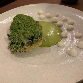 Senia - charred cabbage - SO GOOD - Cocktail Bars Near Me - Honolulu, Hawaii