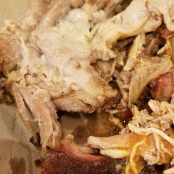 Mission BBQ - Pulled pork. Tough and almost all fat. - Barbeque Near Me - Jacksonville, Florida