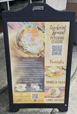 Menu photo 7 Casera Latin Kitchen and Bakery Oceanside, CA