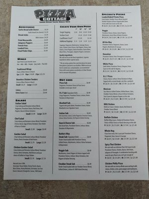 Menu photo 2 Pizza Cottage & Tipton Tavern - Powell Powell, OH Menu photo 2 Pizza Cottage & Tipton Tavern - Powell Powell, OH