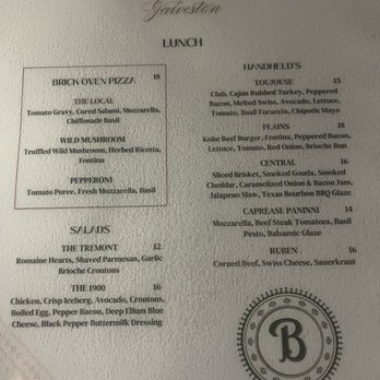 Blum & Co. - Lunch menu: tip* get the central sandwich! - American Near Me - Galveston, Texas Blum & Co. - Lunch menu: tip* get the central sandwich! - American Near Me - Galveston, Texas