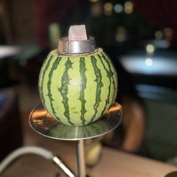 Mojo Hookah Lounge - Watermelon fruit bowl hookah - Hookah Bars Near Me - Houston, Texas