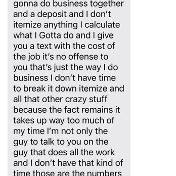 My Wife's The Boss Construction - This is your response after 3 weeks of my reminding you. - General Contractors Near Me - Middlesex, New Jersey My Wife's The Boss Construction - This is your response after 3 weeks of my reminding you. - General Contractors Near Me - Middlesex, New Jersey