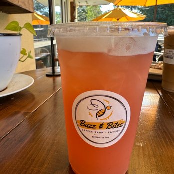 Buzz & Bites - 20 oz. Raspberry Acai Lemonade - Coffee & Tea Near Me - Houston, Texas Buzz & Bites - 20 oz. Raspberry Acai Lemonade - Coffee & Tea Near Me - Houston, Texas