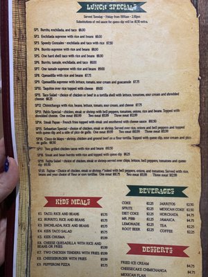 Menu photo 6 El Costeno Waynesboro, MS Menu photo 6 El Costeno Waynesboro, MS