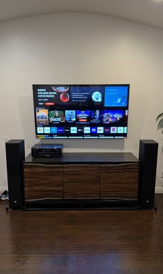 65” TV Install - Customer wanted to switch out his 40” for a 65” and completely hide wires for the clean look. 65” TV Install - Customer wanted to switch out his 40” for a 65” and completely hide wires for the clean look.