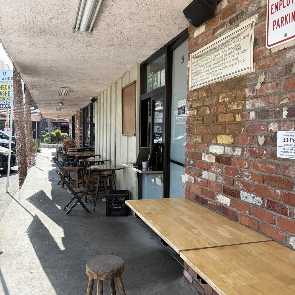 Borekas Sephardic Pastries - Outdoor seating vibe - Bakeries Near Me - Sherman Oaks, California Borekas Sephardic Pastries - Outdoor seating vibe - Bakeries Near Me - Sherman Oaks, California
