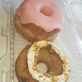 Five Daughters Bakery - Triple strawberry and something with pistachio - Donuts Near Me - Atlanta, Georgia