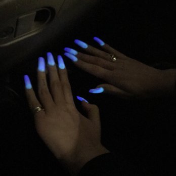 AP Nails Spa - Glow in the dark nails by Sue - Nail Salons Near Me - San Jose, California AP Nails Spa - Glow in the dark nails by Sue - Nail Salons Near Me - San Jose, California