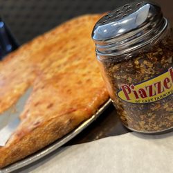 Piazzetta of East Farmingdale - Neopolitan Pizza and perfect pepper flakes!! Major yummy!!