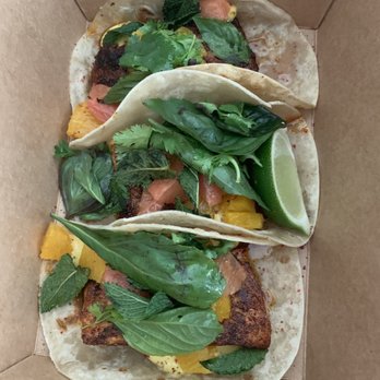Vecina - Salmon tacos - Latin American Near Me - Phoenix, Arizona Vecina - Salmon tacos - Latin American Near Me - Phoenix, Arizona