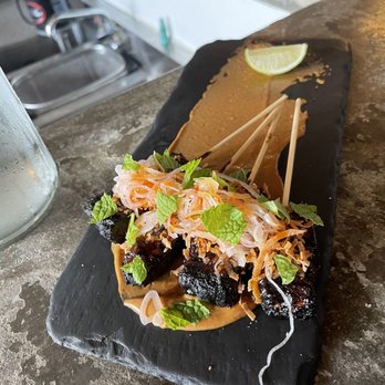 Dija Mara - Pork Belly Skewers - Indonesian Near Me - Oceanside, California Dija Mara - Pork Belly Skewers - Indonesian Near Me - Oceanside, California