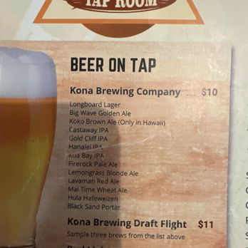 Kona Tap Room - Lounges Near Me - Waikoloa, Hawaii
