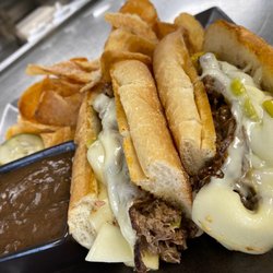 The Hare and The Hound - Lamb Dip w/ House-Made Chips