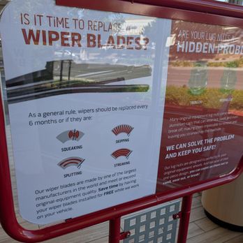 America's Tire - Notices about wiper blades and lug nuts - Tires Near Me - Cerritos, California
