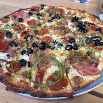 Happy Camper - MATT PIZZA sans mushrooms - Pizza Near Me - Denver, Colorado Happy Camper - MATT PIZZA sans mushrooms - Pizza Near Me - Denver, Colorado