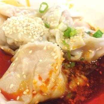 Panda Gourmet - Wontons in spicy ish. - Szechuan Near Me - Washington, DC, District of Columbia